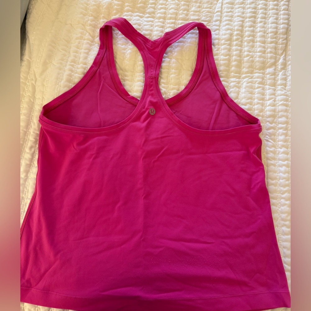 Pink Lululemon Tank Too
